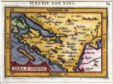 MAP OF ŠIBENIK AND ZADAR INLAND AREA